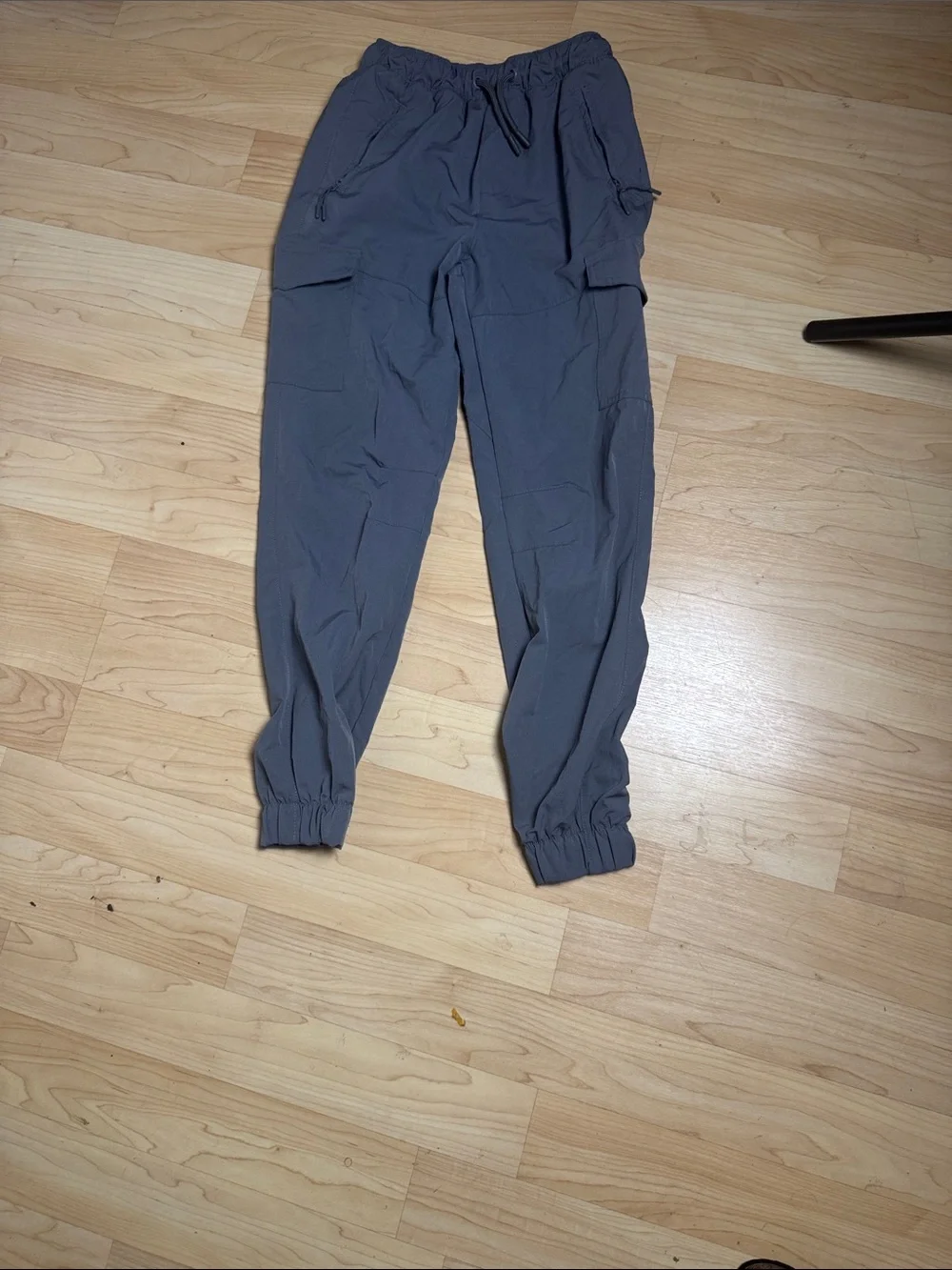Kids Casual Cargo Joggers - Gray